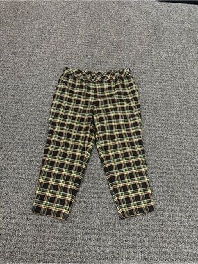 Joan Rivers Plaid Capri Pants size 18 WP